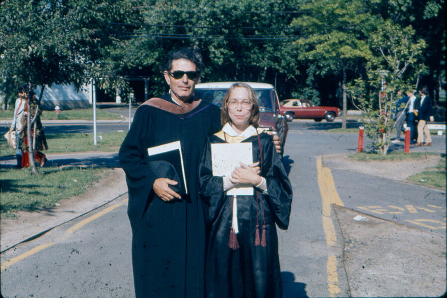 Harold Keller and Victoria, Fairleigh Dickinson University, Teaneck, NJ, 1976