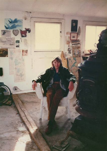 June in the studio, Benz Lane, c.1993