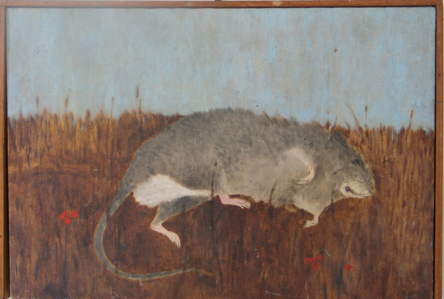 painting, Rat, by Harold Keller