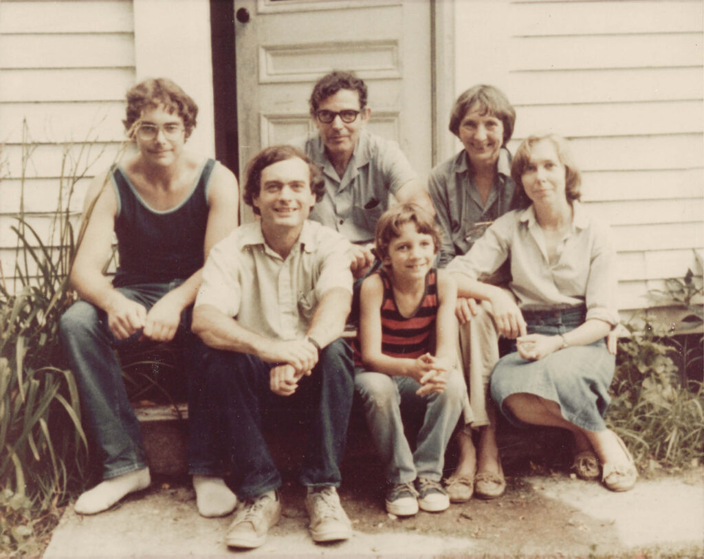photo - The Family Keller: Harold, June, William, Clayton, Thomas and Victoria, Benz Lane, c.1981