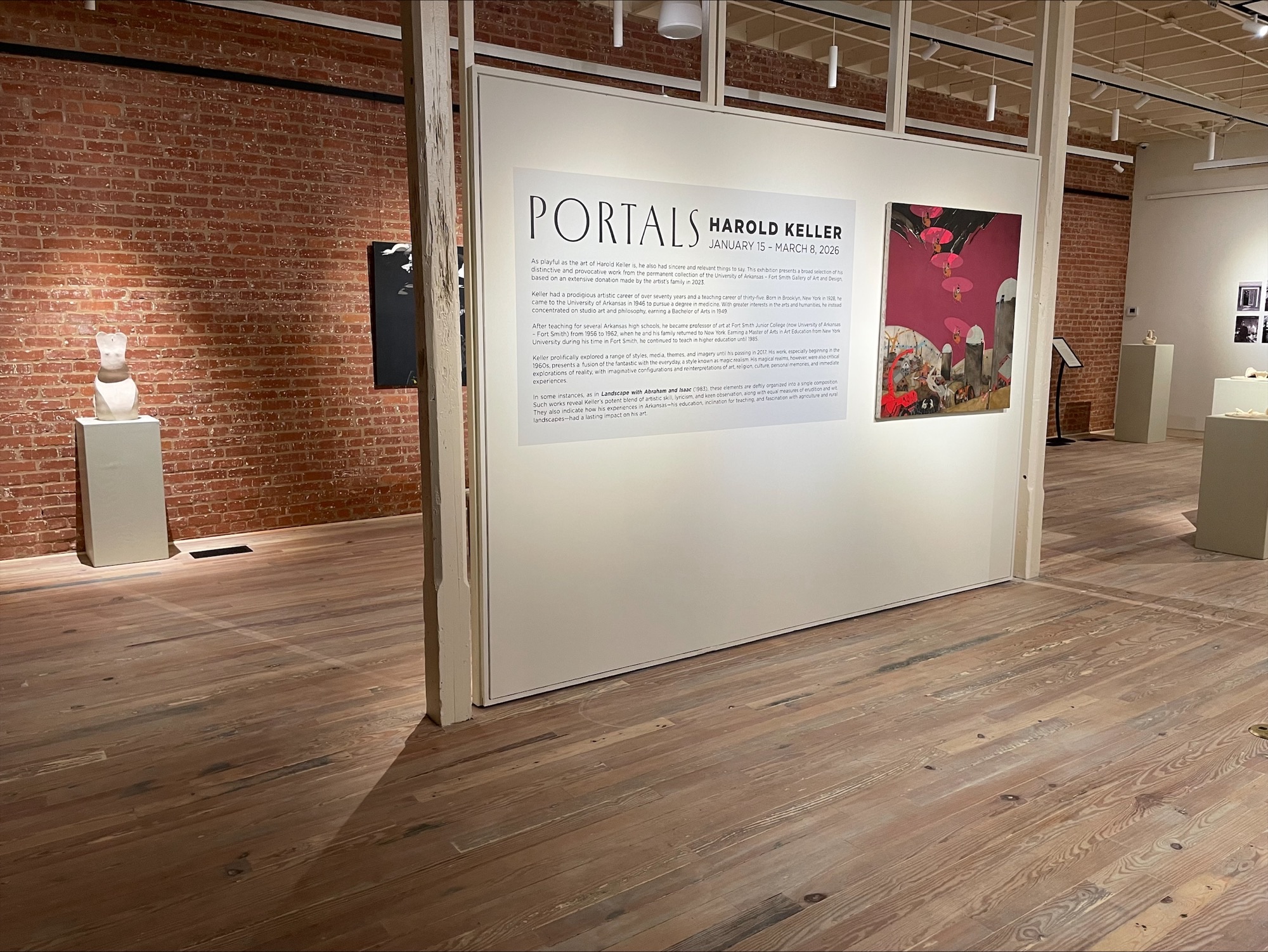 Installation views of Portals, Harold Keller at Alexander Gallery 2026