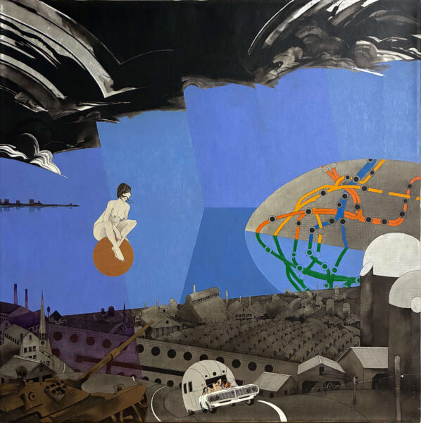 painting Landscape with Tyche by Harold Keller